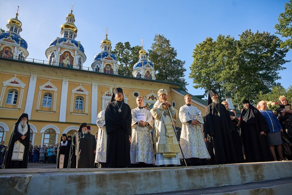 Прощание с архимандритом Тихоном (Секретарёвым)