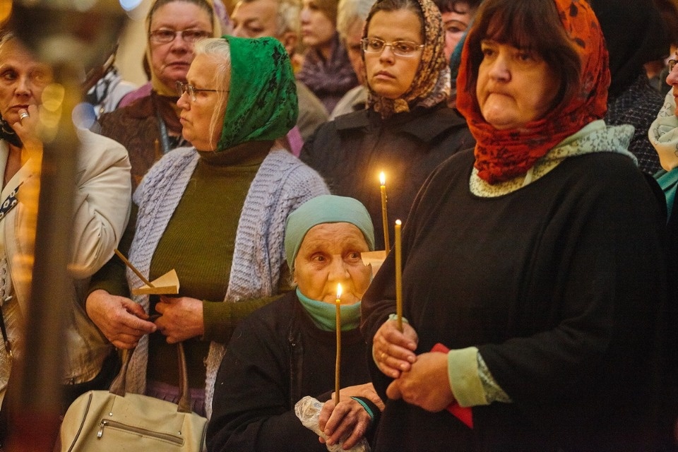 Прощание с архимандритом Тихоном (Секретарёвым)