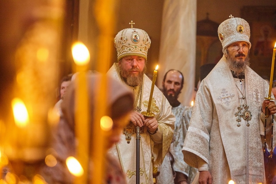 Прощание с архимандритом Тихоном (Секретарёвым)