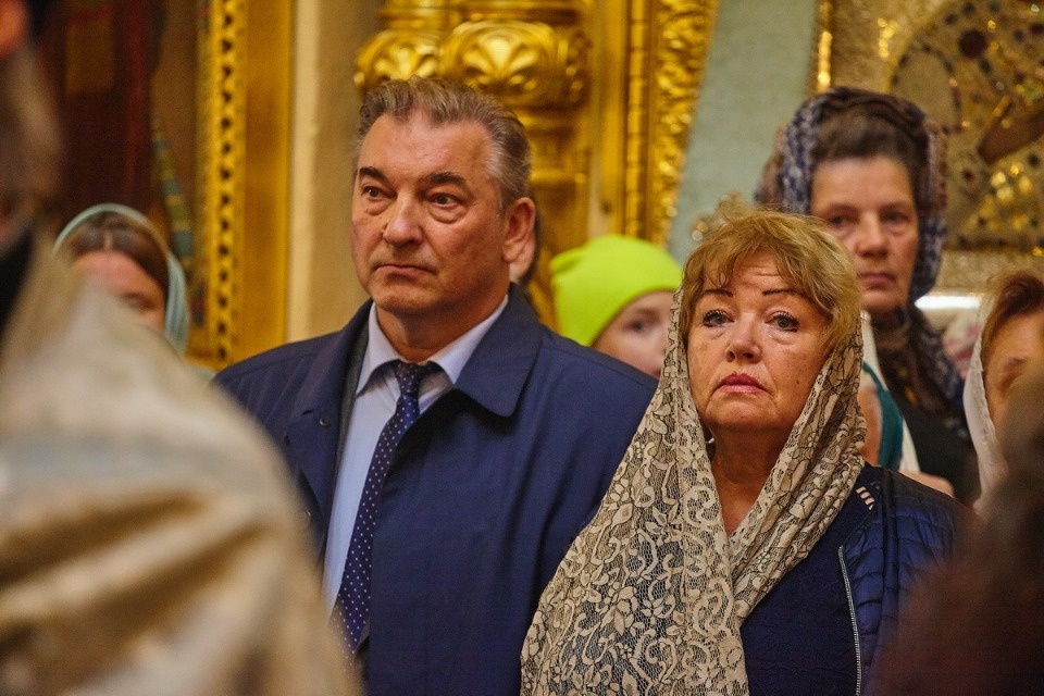 Прощание с архимандритом Тихоном (Секретарёвым)