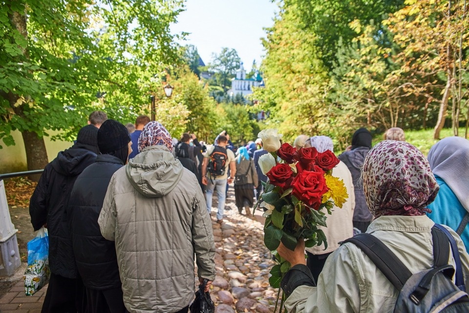Прощание с архимандритом Тихоном (Секретарёвым)