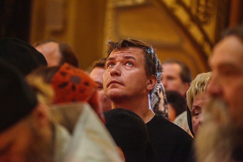 Прощание с архимандритом Тихоном (Секретарёвым)