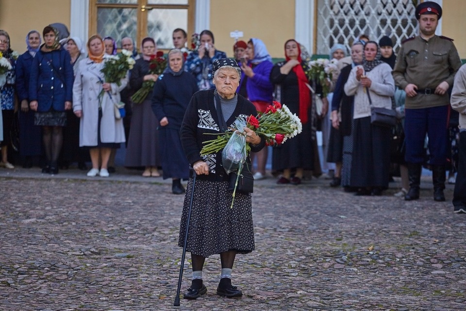 Прощание с архимандритом Тихоном (Секретарёвым)