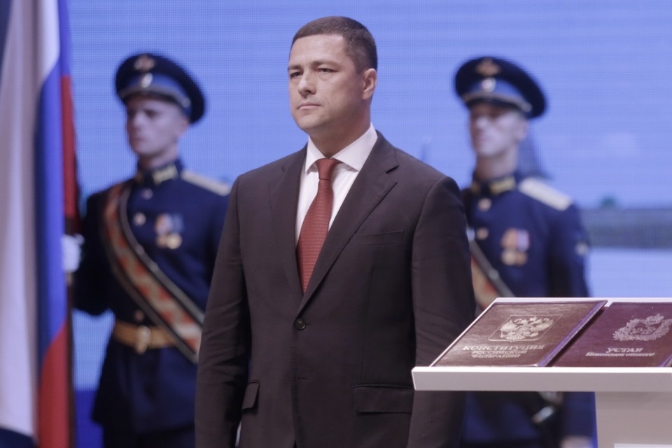 Михаил Ведерников вступил в должность губернатора Псковской области