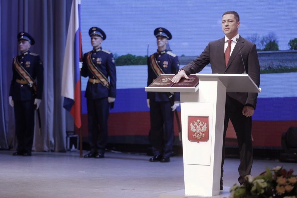 Михаил Ведерников вступил в должность губернатора Псковской области