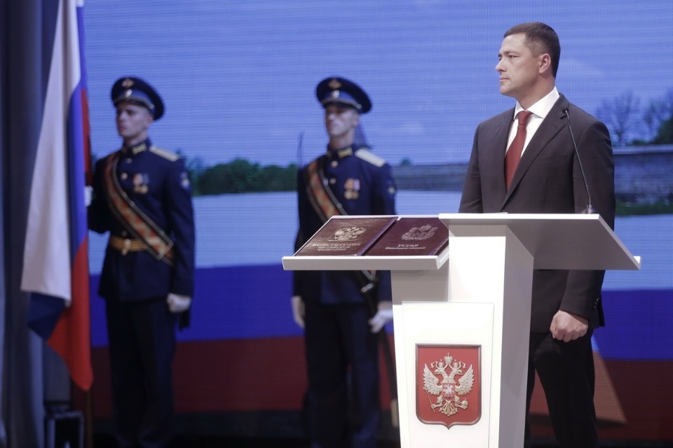 Михаил Ведерников вступил в должность губернатора Псковской области