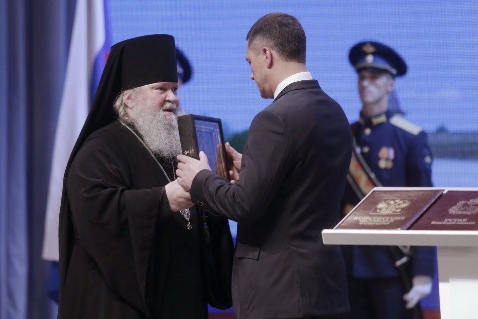 Михаил Ведерников вступил в должность губернатора Псковской области