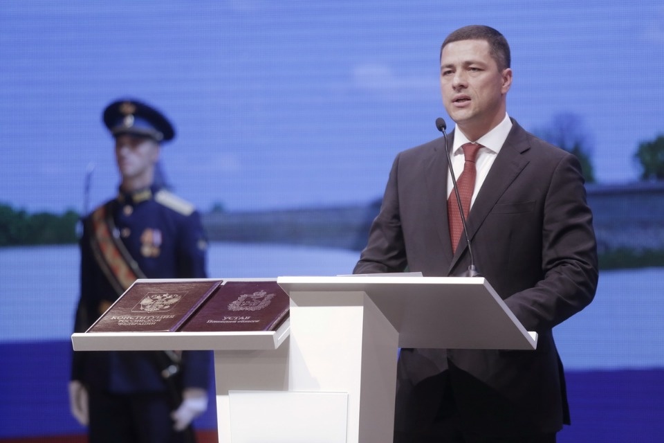 Михаил Ведерников вступил в должность губернатора Псковской области
