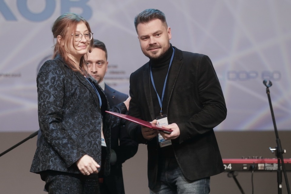 Награждение участников Псковского международного Медиафорума Награждение участников Псковского международного Медиафорума