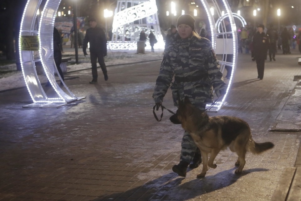 На главной городской ёлке Пскова зажгли огни