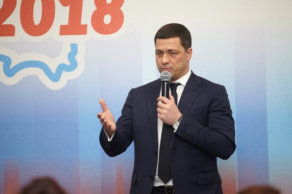 Встреча Михаила Ведерникова с волонтерами и участниками проекта «Великие имена России»