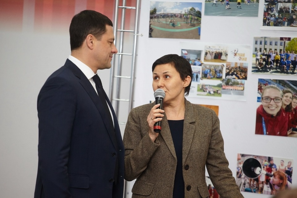 Встреча Михаила Ведерникова с волонтерами и участниками проекта «Великие имена России»