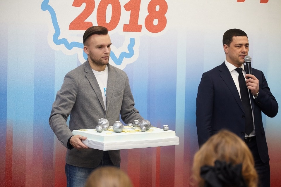 Встреча Михаила Ведерникова с волонтерами и участниками проекта «Великие имена России»