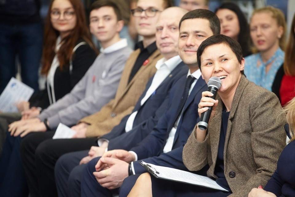 Встреча Михаила Ведерникова с волонтерами и участниками проекта «Великие имена России»