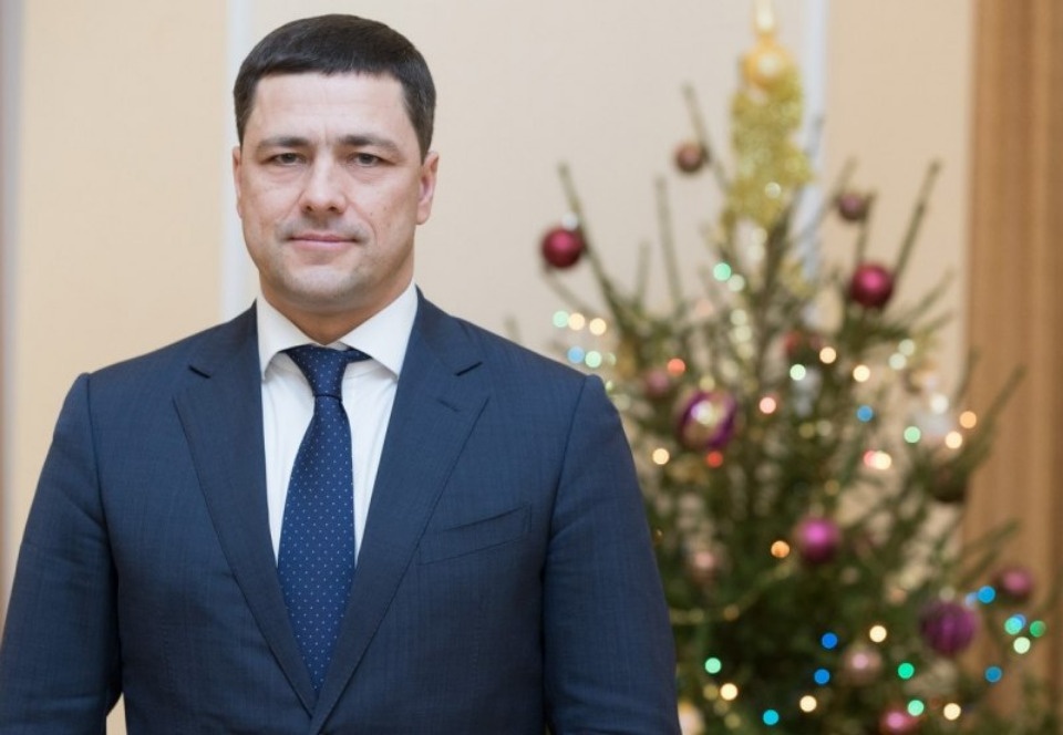 Михаил Ведерников поздравил жителей Псковской области с Новым 2019 годом 