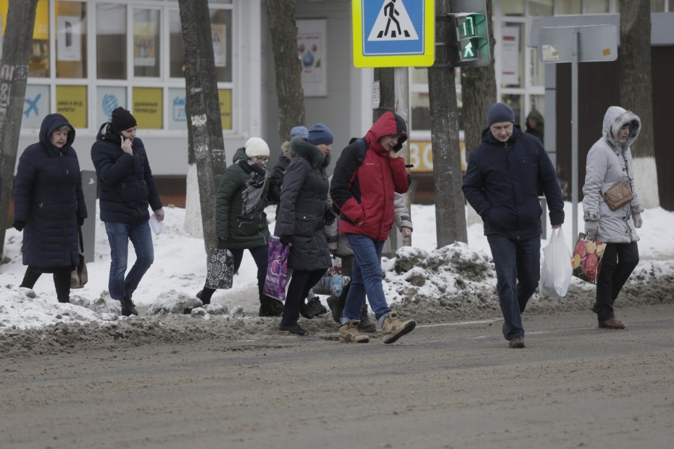 Как убирают снег в Пскове этой зимой