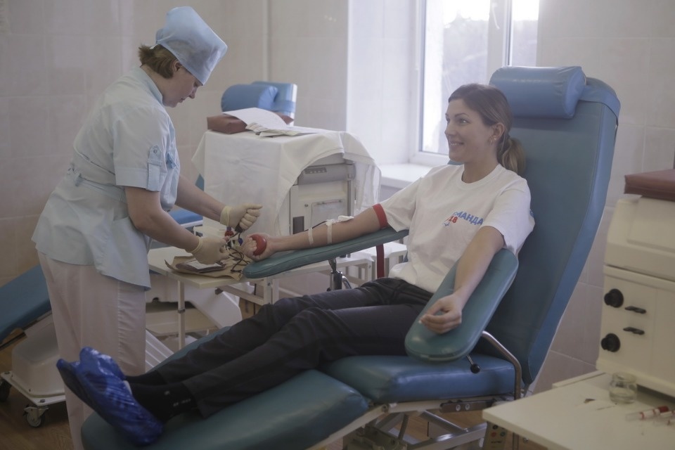 «За Отечество!» - донорская акция  проекта «Команда 2018»