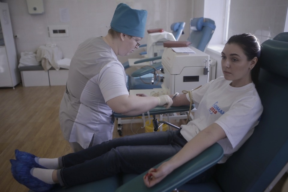 «За Отечество!» - донорская акция  проекта «Команда 2018»