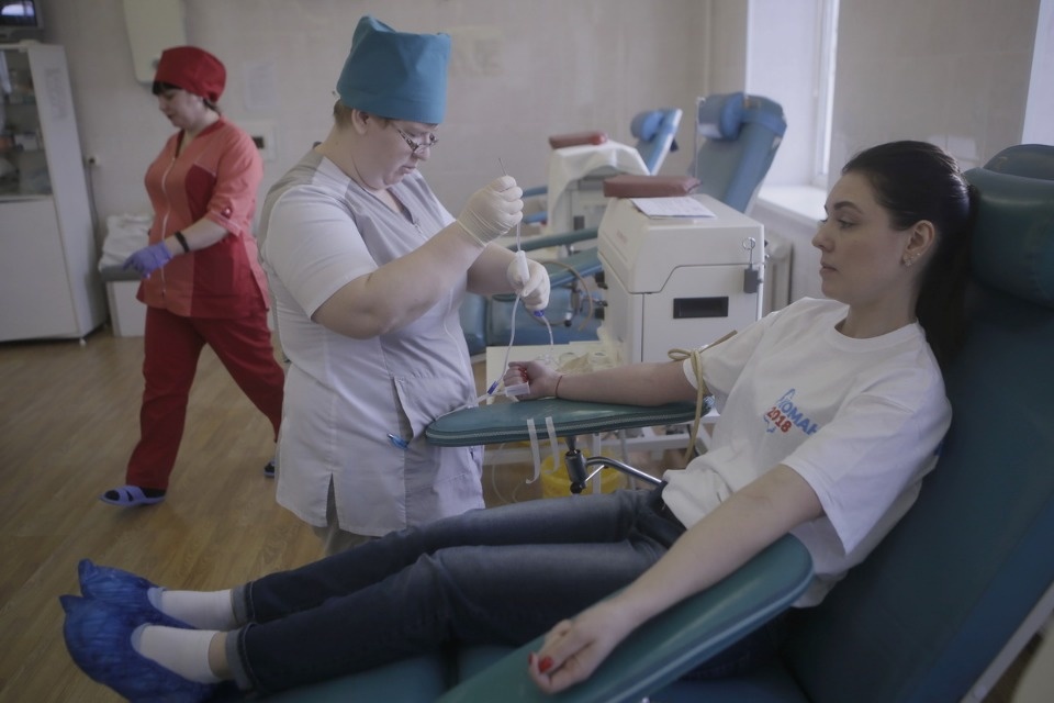 «За Отечество!» - донорская акция  проекта «Команда 2018»