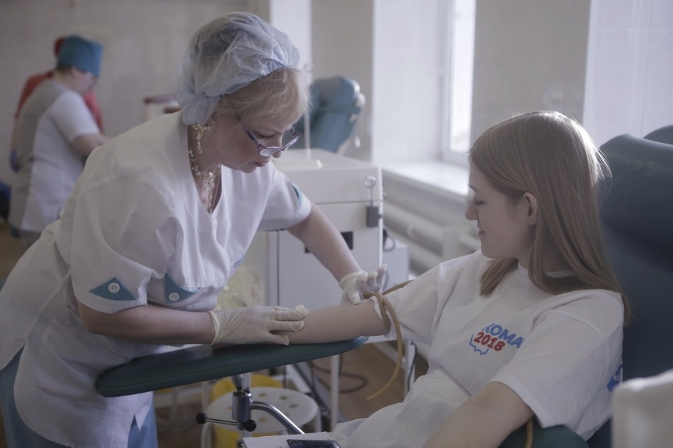 «За Отечество!» - донорская акция  проекта «Команда 2018»