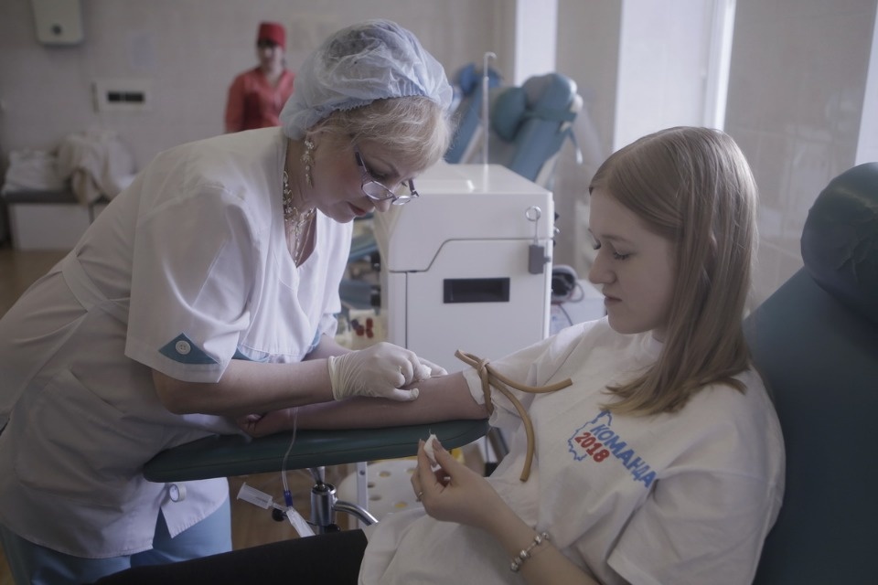 «За Отечество!» - донорская акция  проекта «Команда 2018»