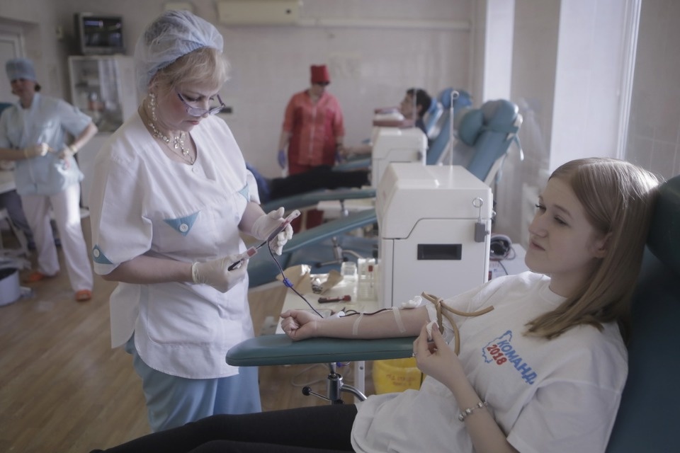 «За Отечество!» - донорская акция  проекта «Команда 2018»