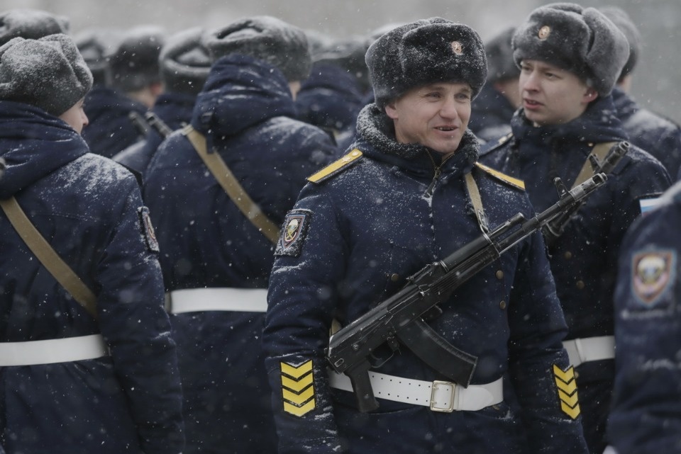 Парад войск Псковского гарнизона в День защитника Отечества Парад войск Псковского гарнизона в День защитника Отечества