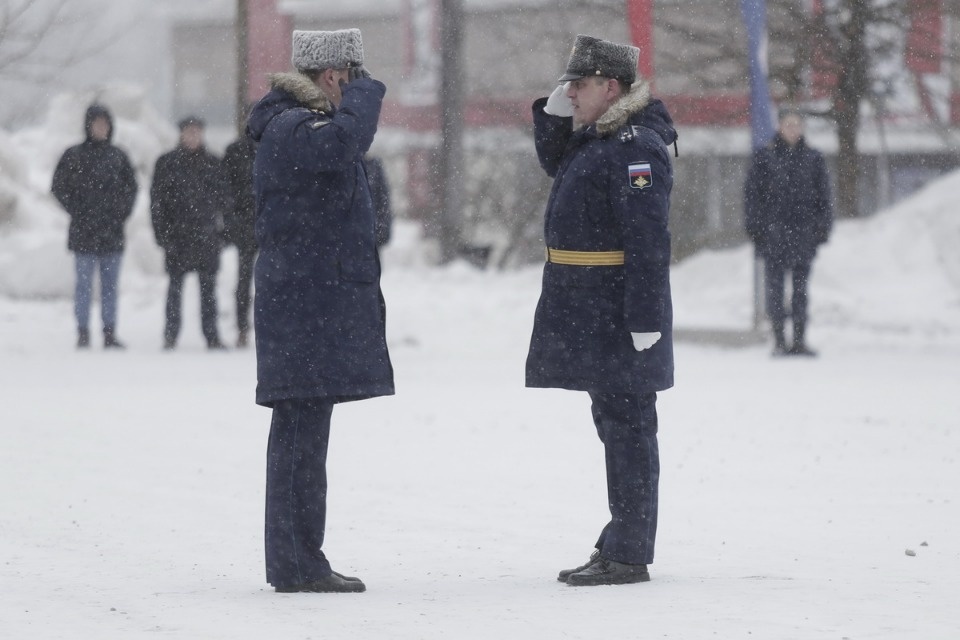 Парад войск Псковского гарнизона в День защитника Отечества Парад войск Псковского гарнизона в День защитника Отечества
