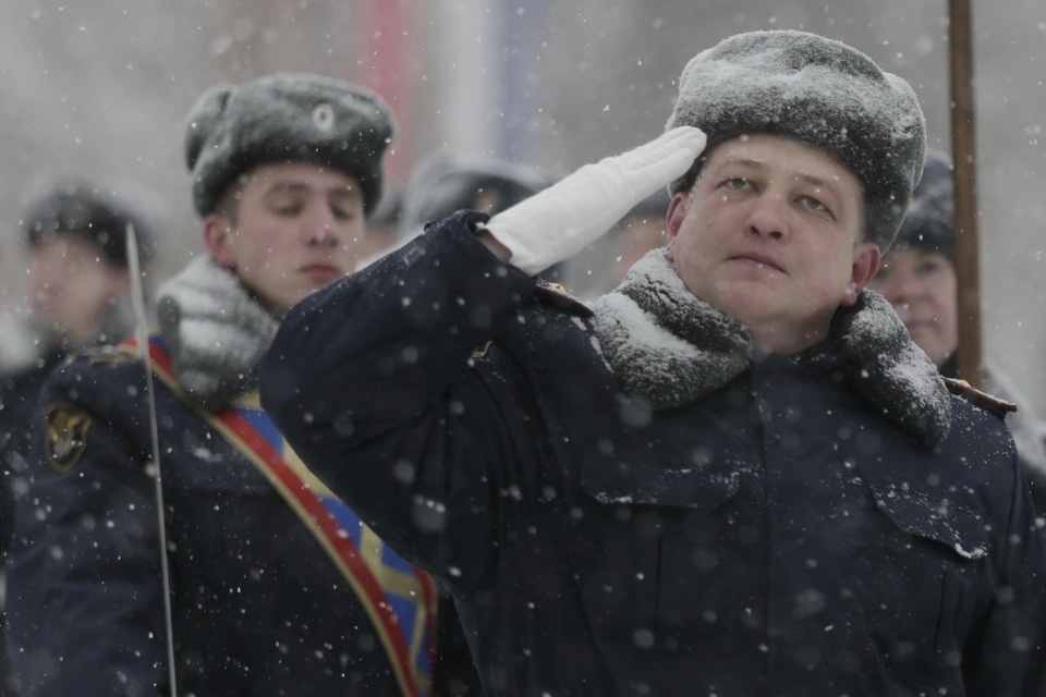 Парад войск Псковского гарнизона в День защитника Отечества Парад войск Псковского гарнизона в День защитника Отечества