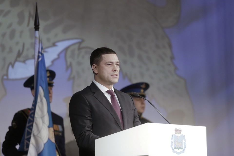 Псковской области торжественно вручили официальные символы Псковской области торжественно вручили официальные символы