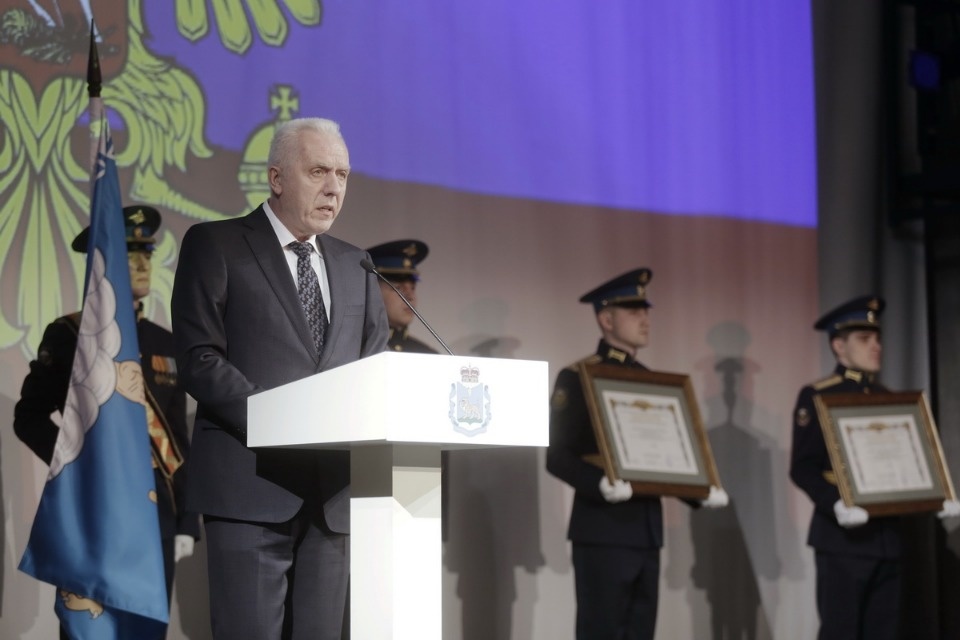 Псковской области торжественно вручили официальные символы Псковской области торжественно вручили официальные символы