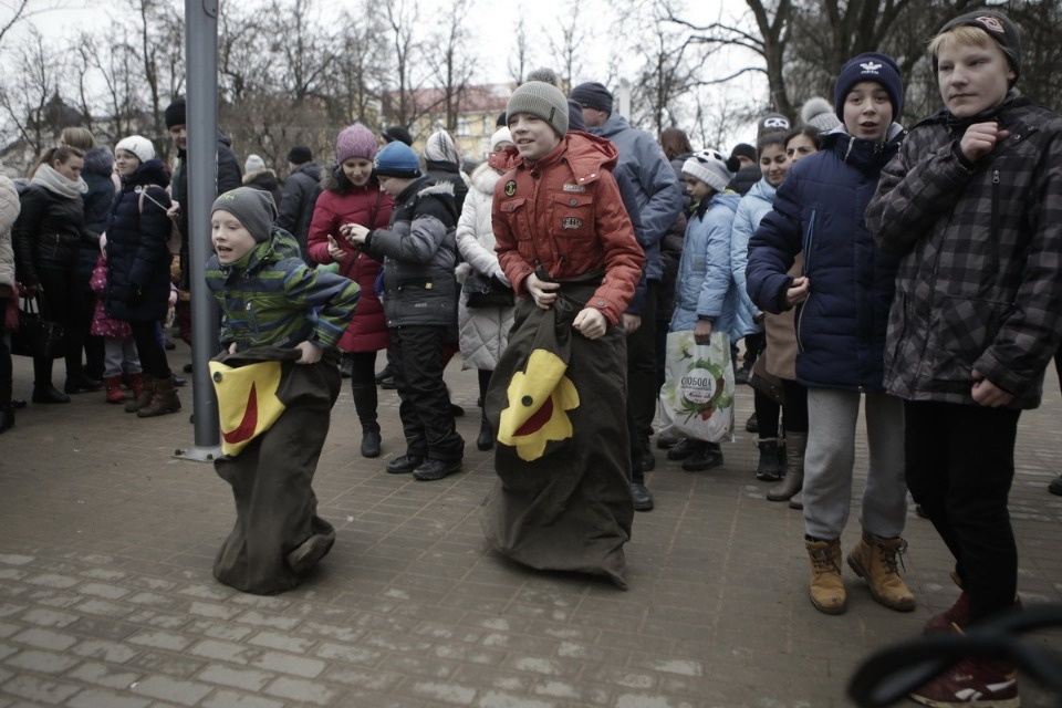 Проводы русской зимы и масленичные гуляния в Пскове