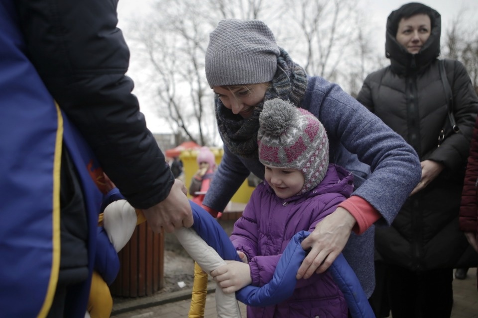 Проводы русской зимы и масленичные гуляния в Пскове