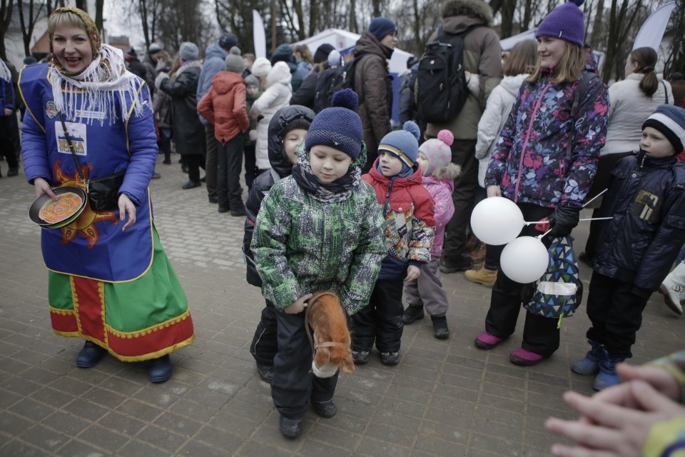 Проводы русской зимы и масленичные гуляния в Пскове