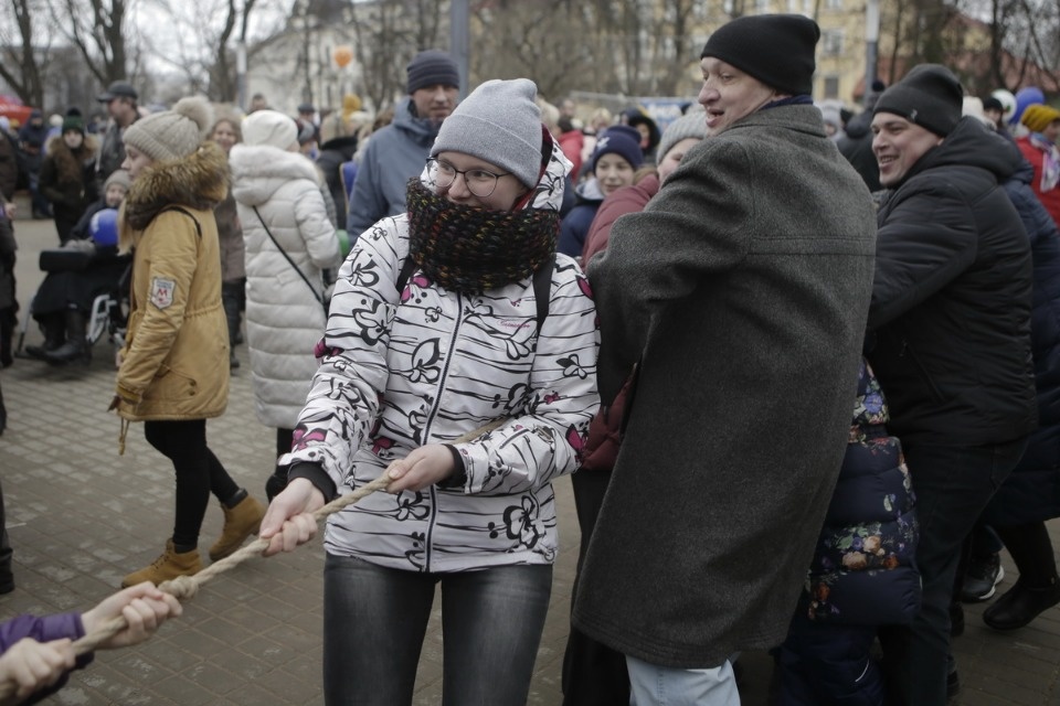 Проводы русской зимы и масленичные гуляния в Пскове