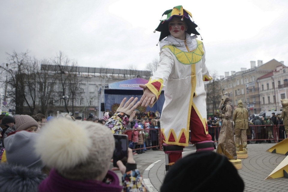 Проводы русской зимы и масленичные гуляния в Пскове