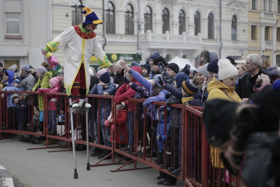 Проводы русской зимы и масленичные гуляния в Пскове