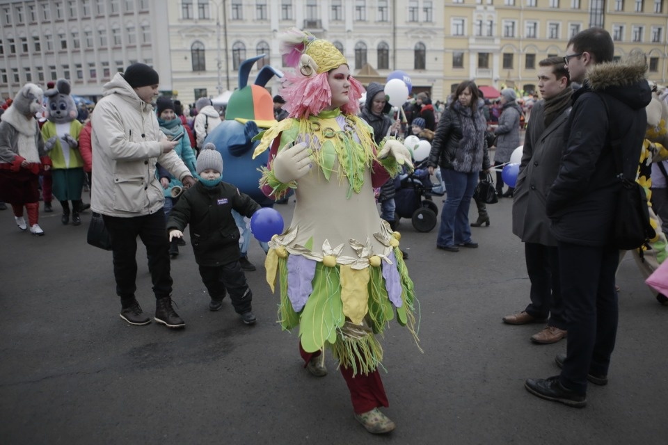 Проводы русской зимы и масленичные гуляния в Пскове