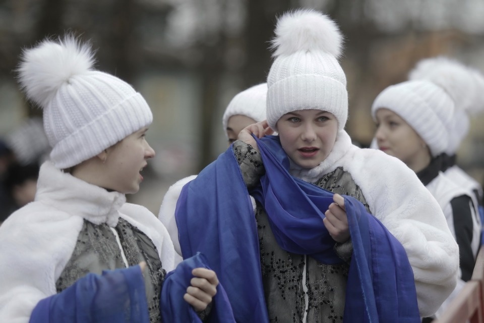 Псковичи отметили пятилетие воссоединения Крыма с Россией