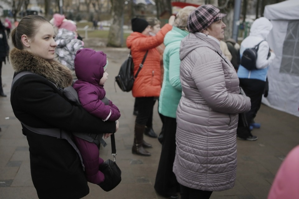 Псковичи отметили пятилетие воссоединения Крыма с Россией