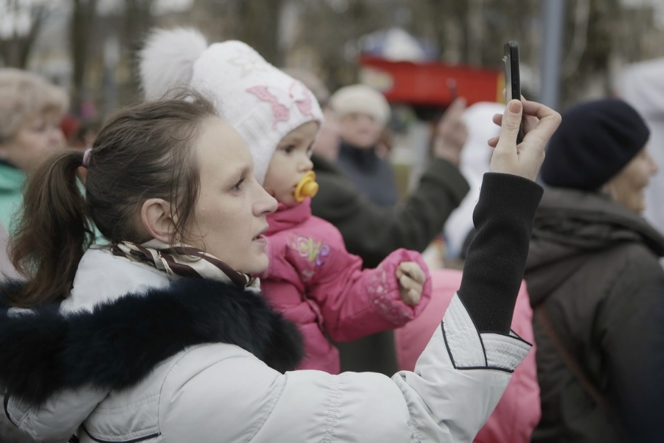 Псковичи отметили пятилетие воссоединения Крыма с Россией