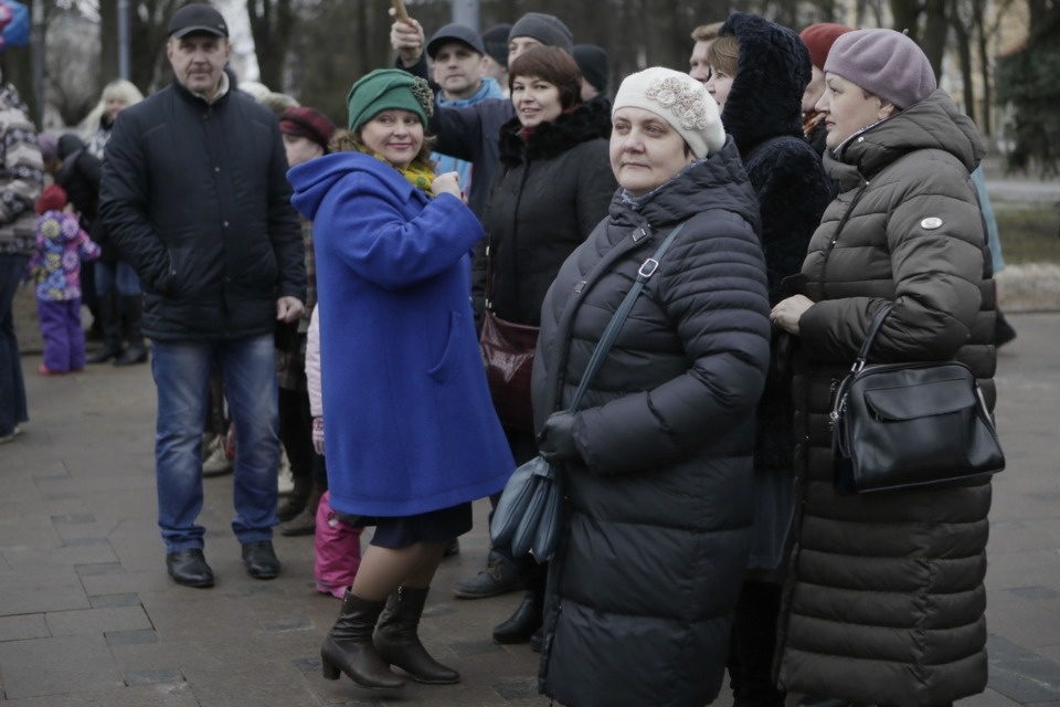 Псковичи отметили пятилетие воссоединения Крыма с Россией