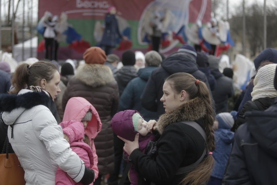 Псковичи отметили пятилетие воссоединения Крыма с Россией