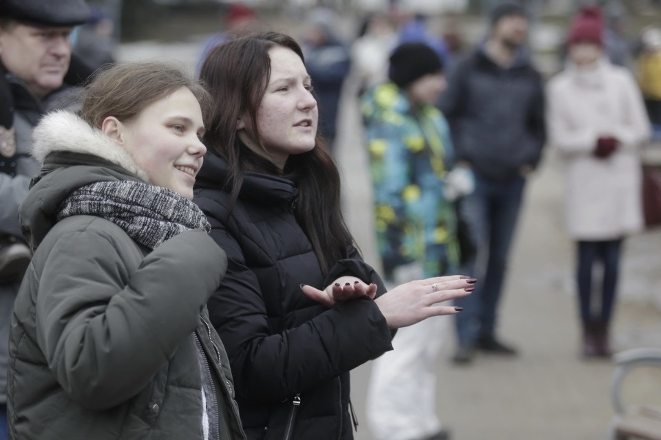 Псковичи отметили пятилетие воссоединения Крыма с Россией