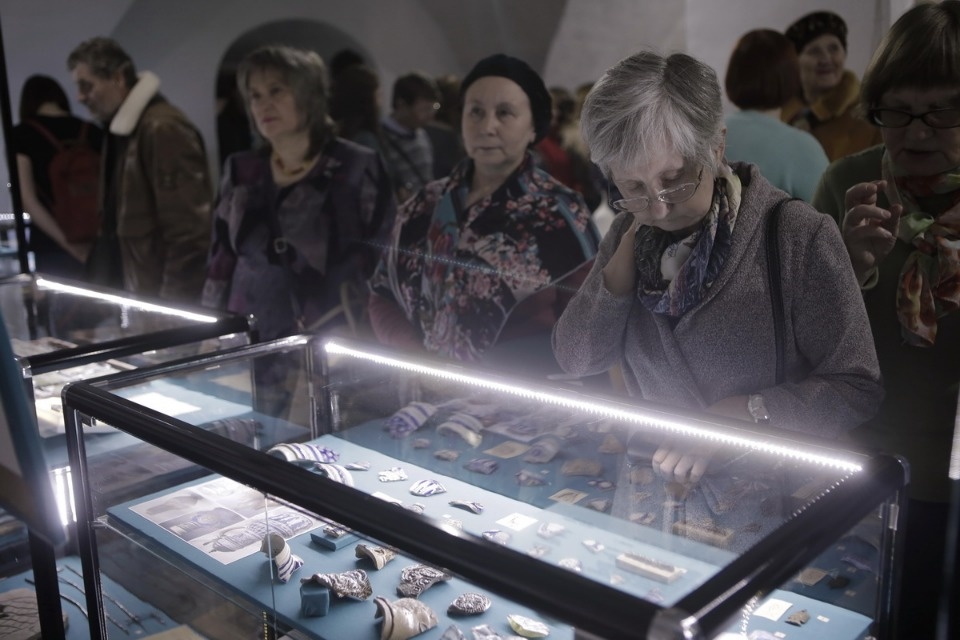 Центральным экспонатом на выставке «Господин Псков» стал меч князя Довмонта Центральным экспонатом на выставке «Господин Псков» стал меч князя Довмонта