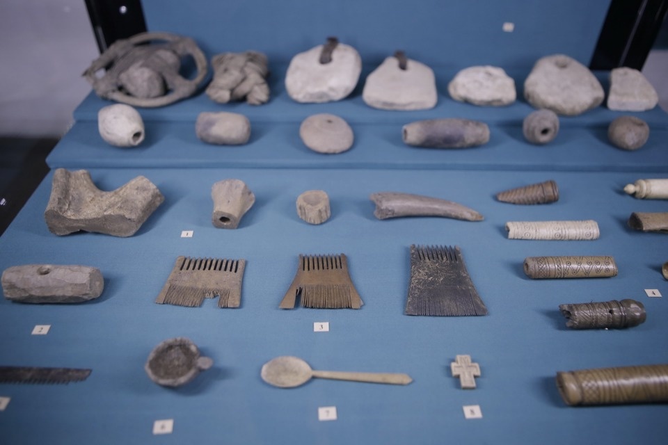 Центральным экспонатом на выставке «Господин Псков» стал меч князя Довмонта Центральным экспонатом на выставке «Господин Псков» стал меч князя Довмонта