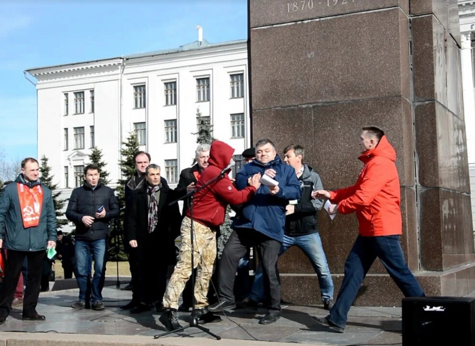 Представитель «Титана» не будет заявлять в полицию по факту рукоприкладства на митинге в Пскове