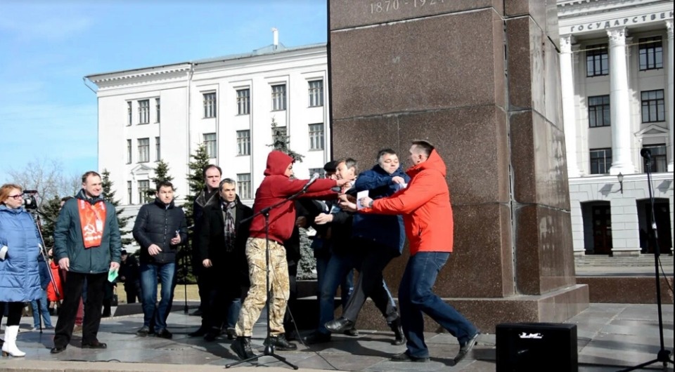 Представитель «Титана» не будет заявлять в полицию по факту рукоприкладства на митинге в Пскове