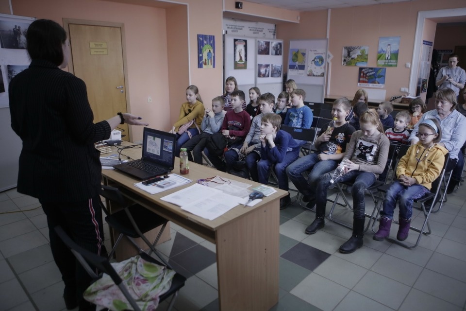Экологический мастер-класс для псковских школьников