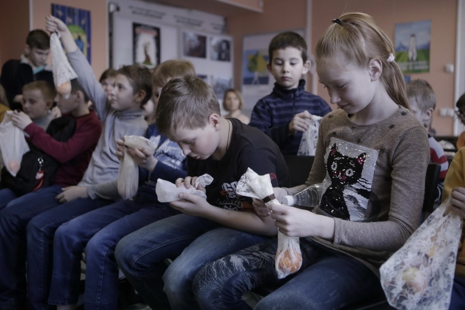 Экологический мастер-класс для псковских школьников
